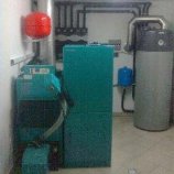 Kombiniran kotel na pelete in polena 25 KW Centrometal, stranka: Mrvič, Leskovec pri Krškem