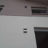Izgled zunanjih rešetk pri lokalnem rekuperatorju, stranka: Koritnik, Krško