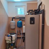 Toplotna črpalka zemlja-voda Thermia Calibra, stranka Lužar, Senovo