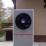 Toplotna črpalka zrak-voda Kronoterm, stranka: Glušič, Krška vas