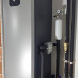Toplotna črpalka zemlja-voda Thermia Calibra, geosonda, stranka Radonjič, Ravne pri Zdolah
