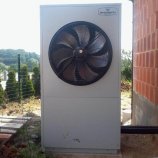 Toplotna črpalka zrak-voda Termotehnika 13 EVT, stranka: Hotko, Globoko