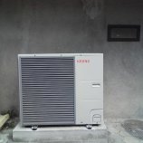 Toplotna črpalka zrak-voda Kronoterm (inverter), stranka: Korbar, Lutrško selo