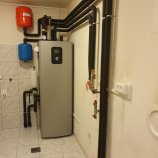 Toplotna crpalka zemlja-voda Thermia Calibra, zem.kolektor, stranka Gramc, Brestanica