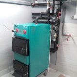 Kotel na polena Centrometal 30 KW vezan na hranilnike ogr.vode stranka: Novak, Šentlenart