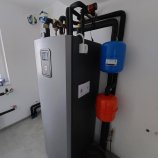 Toplotna crpalka zemlja-voda Thermia Calibra, geosonda, stranka Špiler, Pleterje