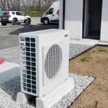 Toplotna črpalka zrak-voda Weishaupt stranka Veršec, Čatež ob Savi
