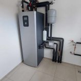 Toplotna črpalka zemlja-voda Thermia Calibra, stranka Senica, Planina nad Sevnico