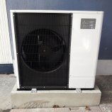 Toplotna črpalka zrak-voda Mitshubishi (inverter), stranka: Špiler, Krško