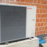 Toplotna črpalka zrak-voda Kronoterm, stranka: Božič, Pijavško