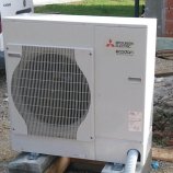 Toplotna črpalka zrak-voda Mitsubishi (inverter), stranka: Stojanović, Krško