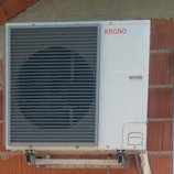 Toplotna črpalka zrak-voda Kronoterm (inverter), stranka: Šonc, Narpel