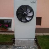 Toplotna črpalka zrak-voda Termotehnika, stranka: Puntar, Krško