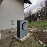 Toplotna crpalka zrak-voda Thermia Atec, stranka Škof, Pišece